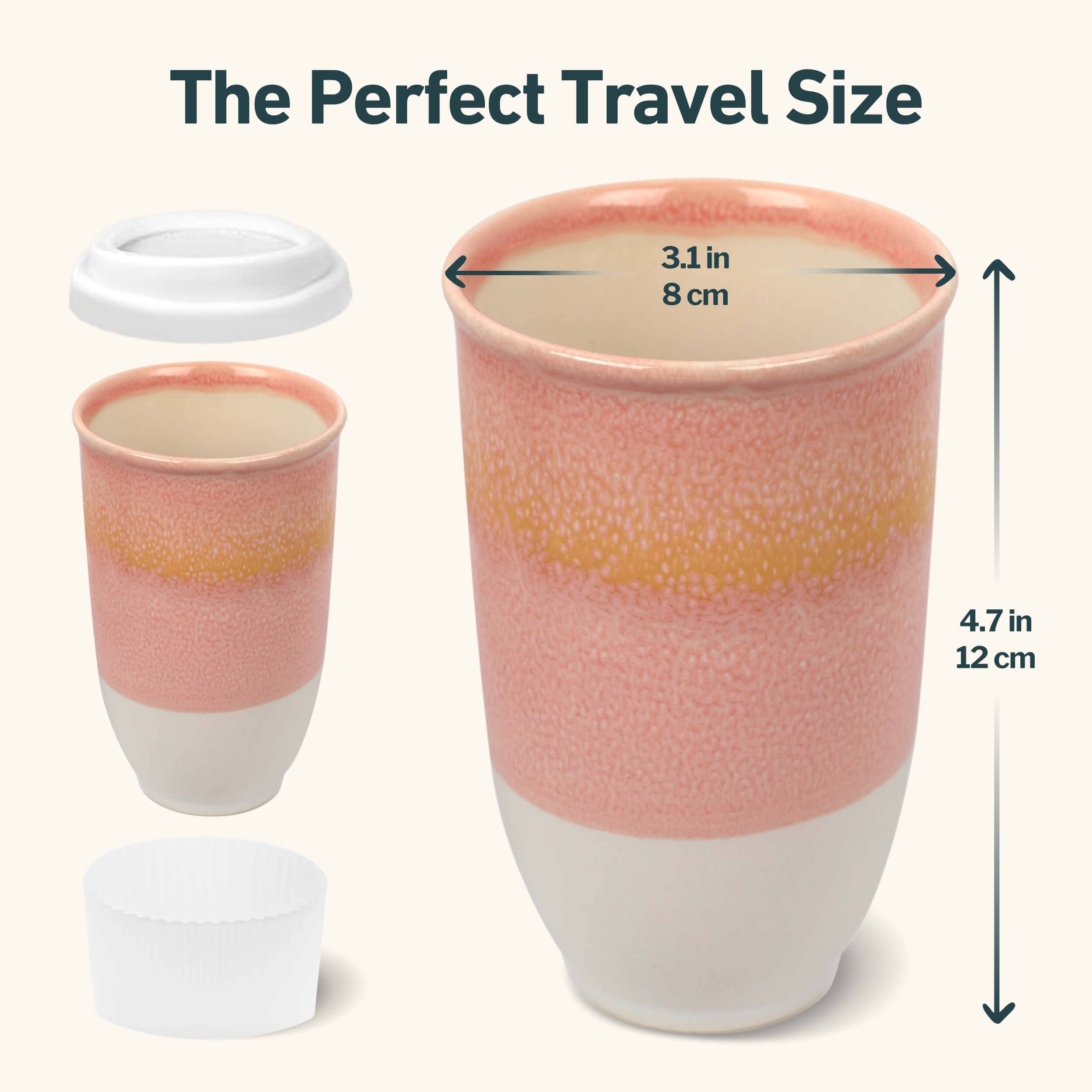 Afterglow Ceramic Travel Cup by Nova Ceramics Travel Mugs
