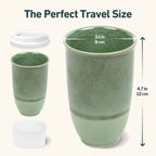 Emerald Ceramic Travel Mug by Nova Ceramics Travel Mugs