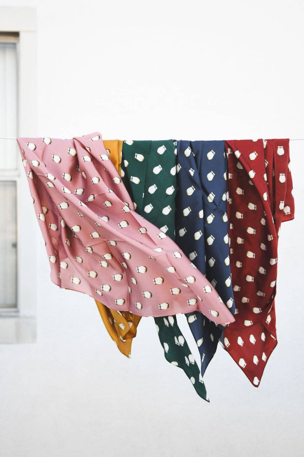 Elk Ivory Silk Scarf by by Bethany Yellowtail