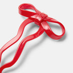 Bow Hairpin in Small Cherry by CHUNKS