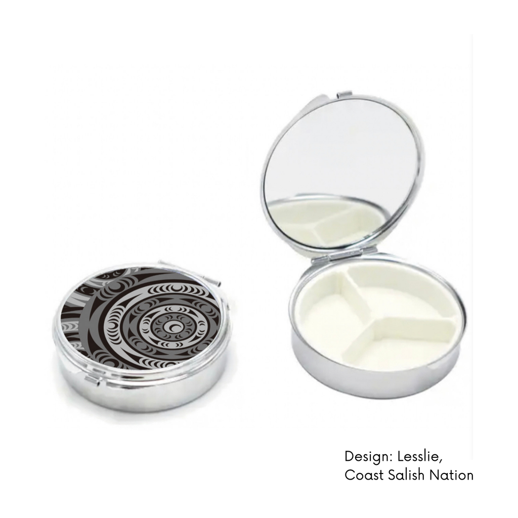 Pill Boxes with Contemporary Indigenous Design