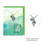 Healing Necklace w/ Contemporary Indigenous Design: Hummingbird by Made by Humans