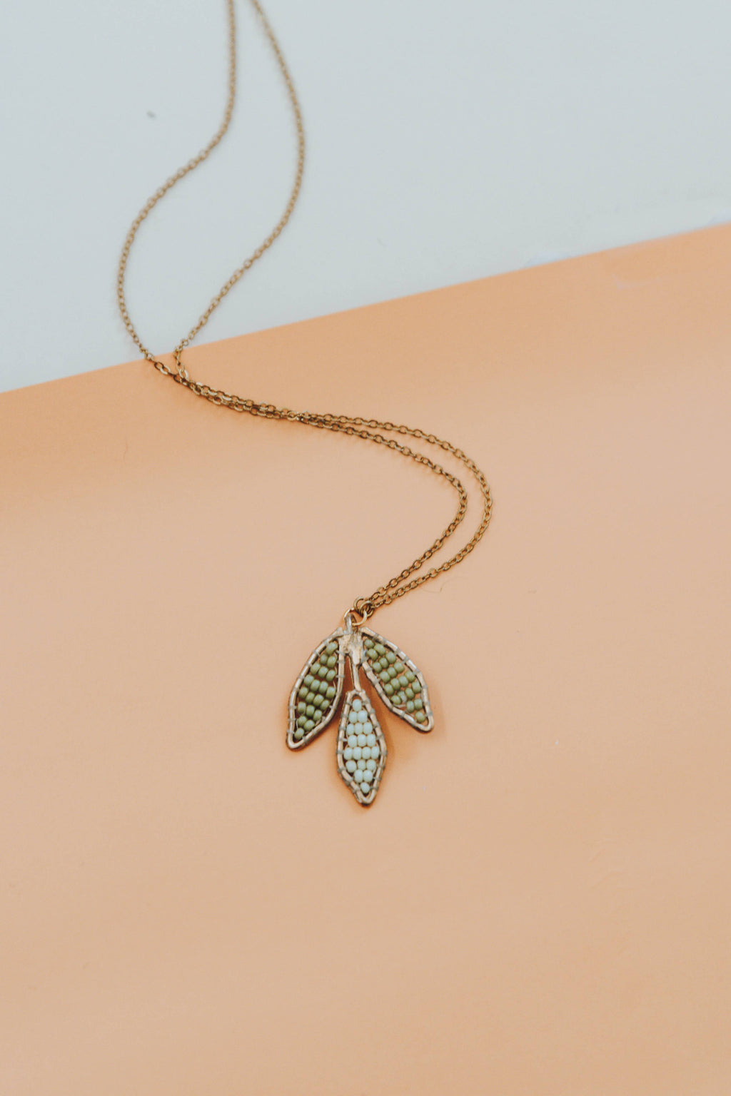 Tri Leaf Necklace by Mountain Maiden