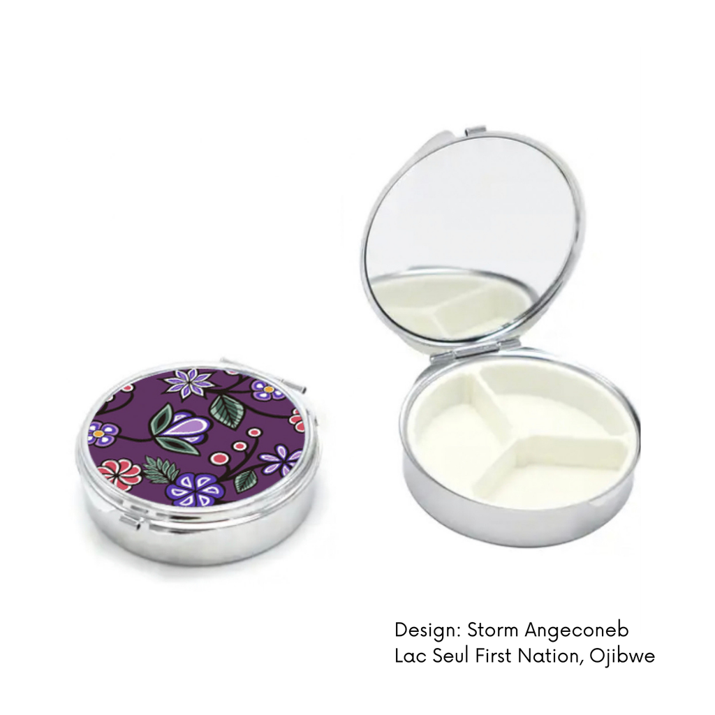 Pill Boxes with Contemporary Indigenous Design