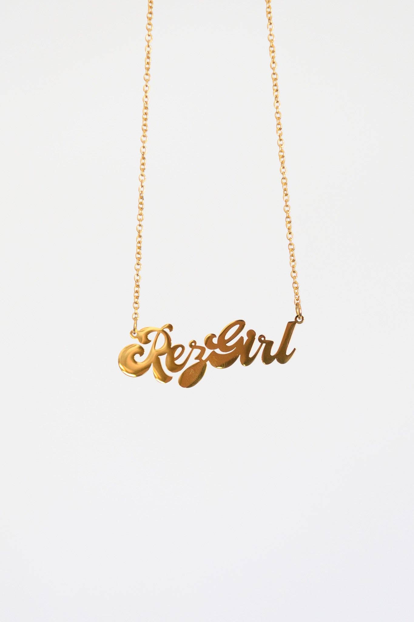 "Rez Girl" Necklace by Bethany Yellowtail