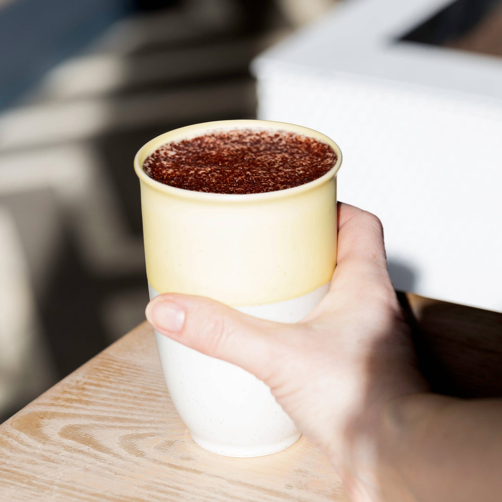 Lemon Ceramic Travel Cup by Nova Ceramics Travel Mugs