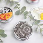 Pill Boxes with Contemporary Indigenous Design