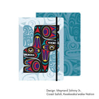 Hardcover Journals w/ Contemporary Indigenous Design: Grizzly by Made by Humans