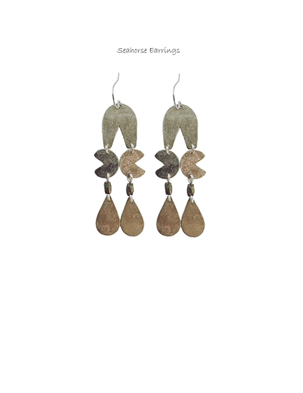 Seahorse Earrings by Gulushu