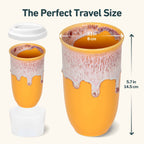 Grapefruit Ceramic Travel Mug by Nova Ceramics Travel Mugs