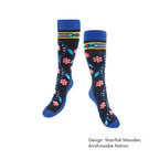 Art Socks w/ Contemporary Indigenous Design: Spirit in Flight by Made by Humas