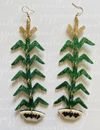 Navajo Way Tree of Life XL earrings by Yazzie Smallwood