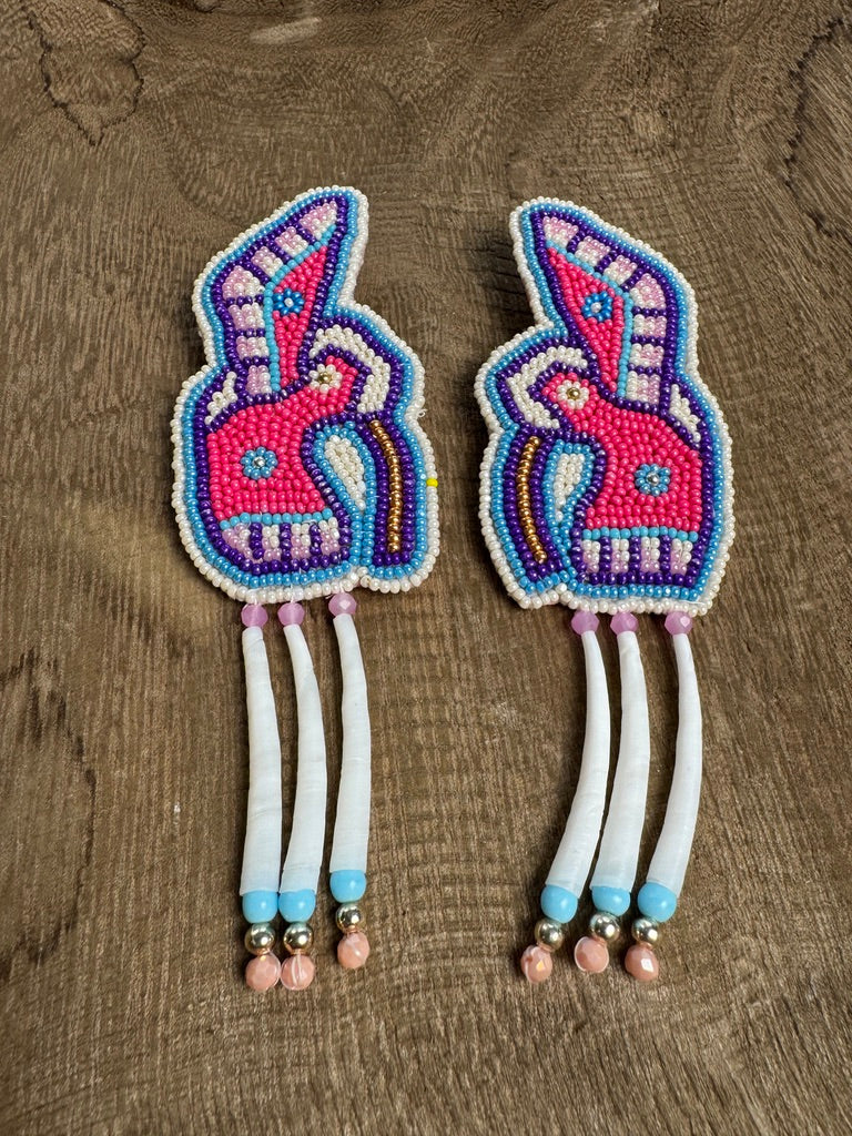 LHW | Beaded Earrings | Hummingbirds