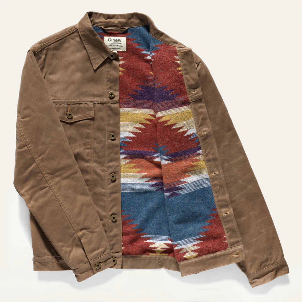 Ginew |  Wax Canvas Rider Coat | M