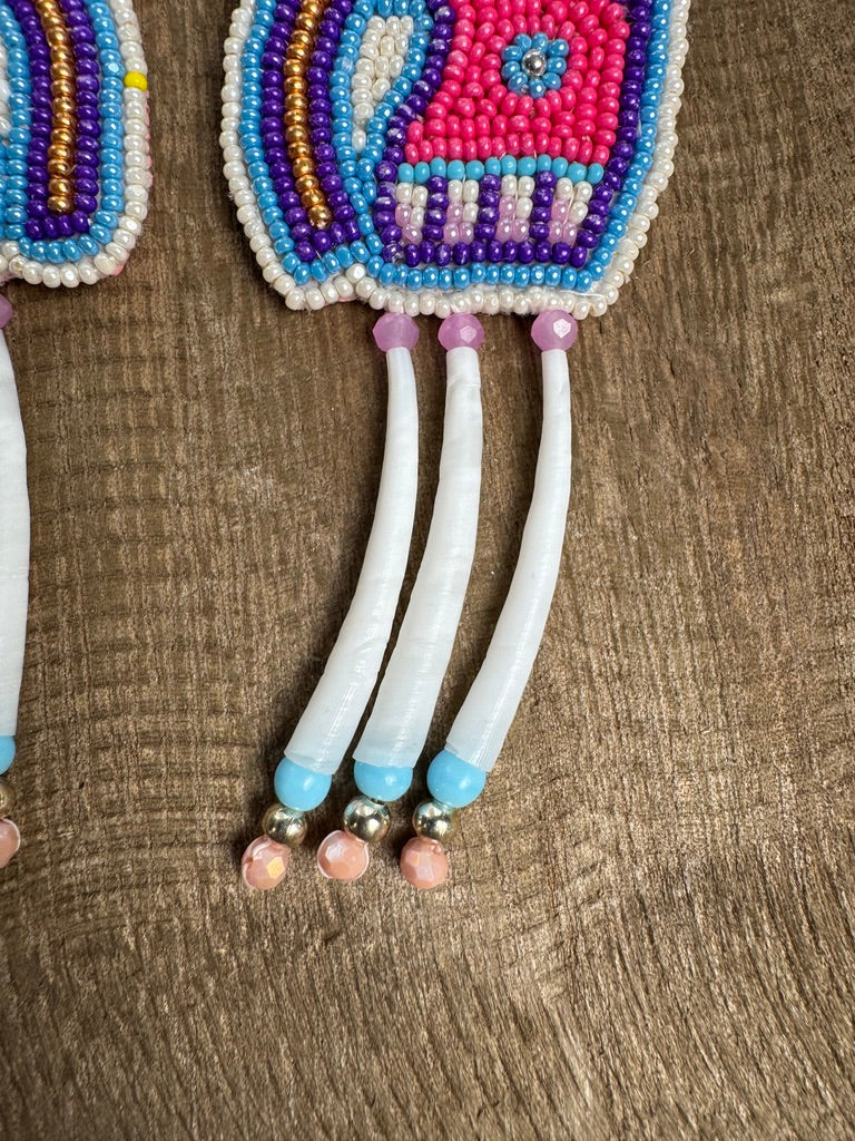 LHW | Beaded Earrings | Hummingbirds
