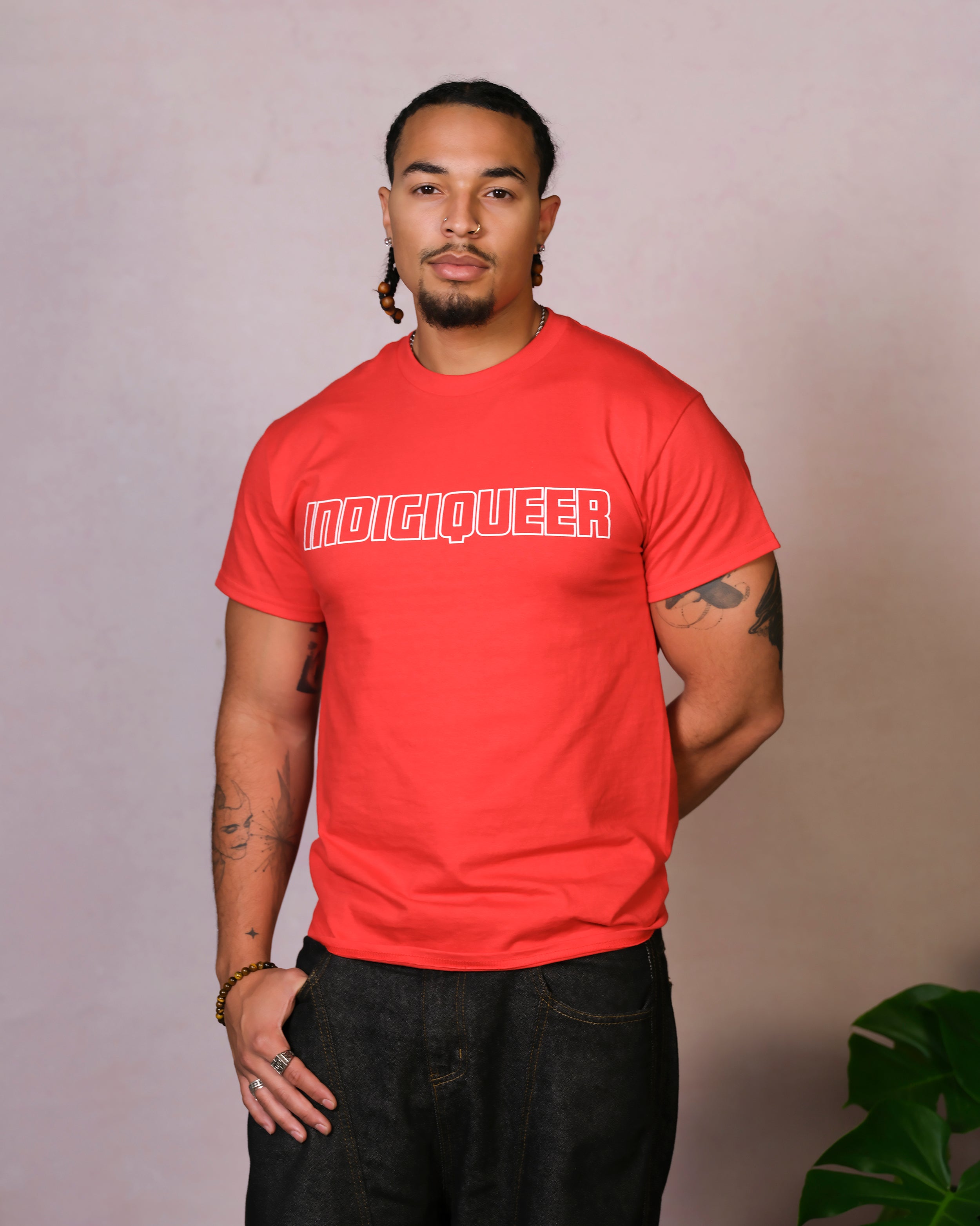 TL | Tees | Indigiqueer Red