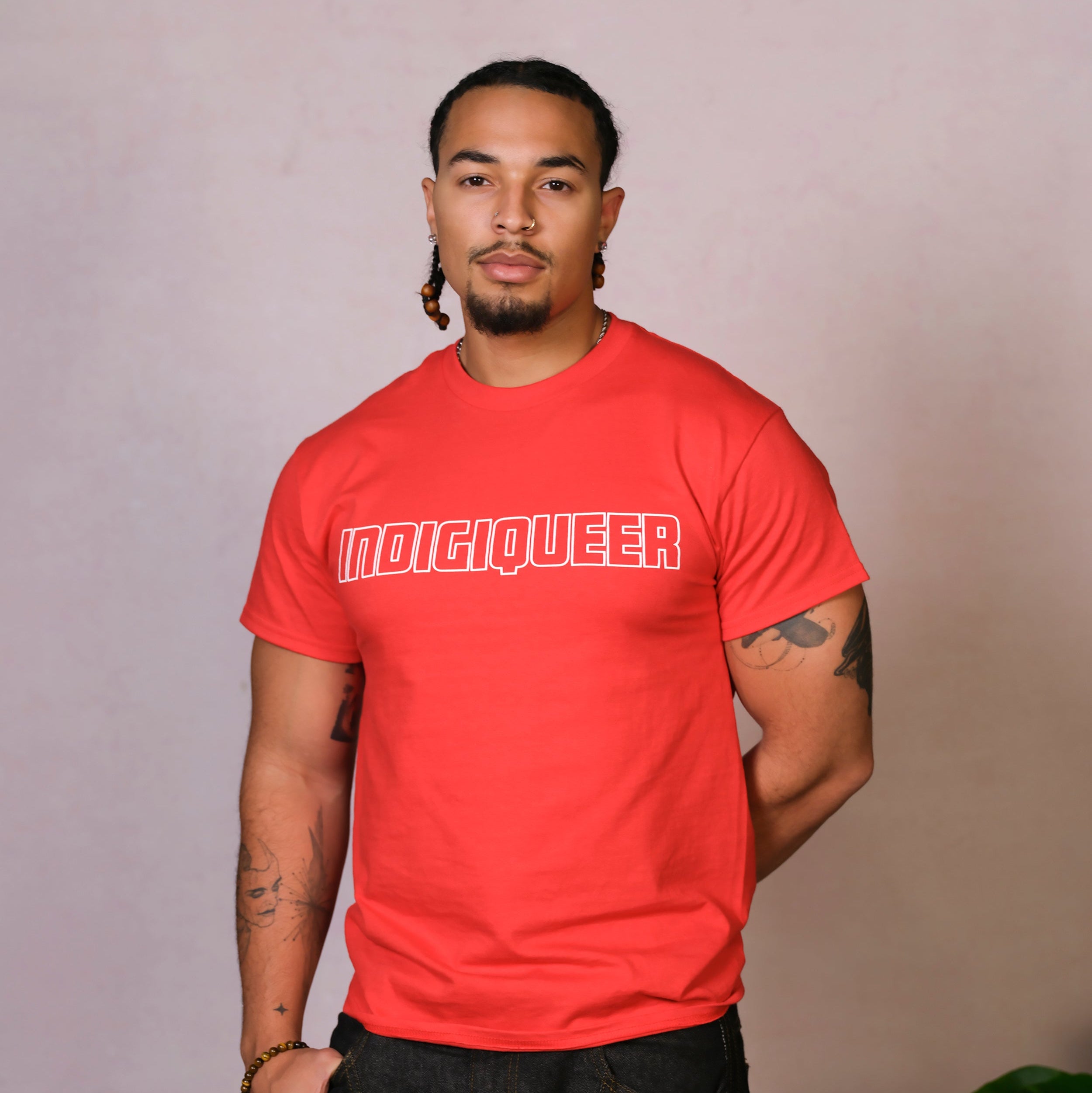 TL | Tees | Indigiqueer Red