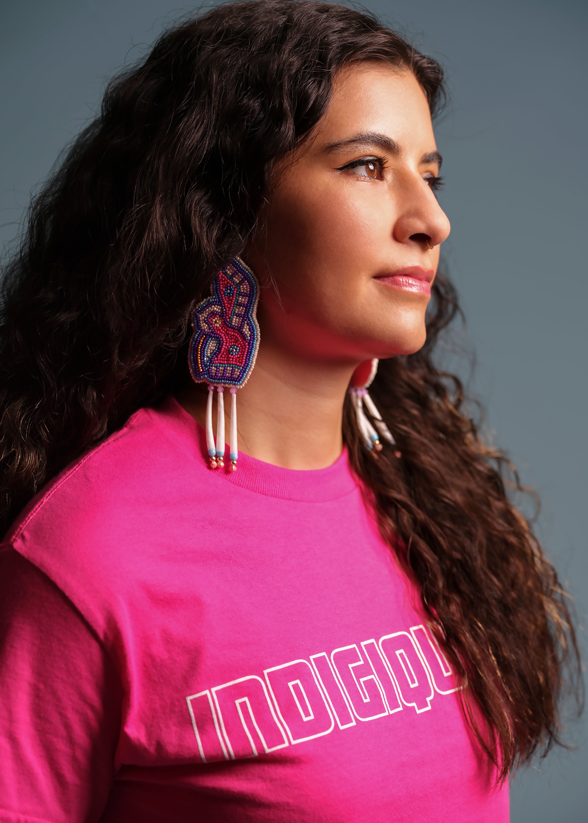 TL | Tees | Indigiqueer Pink