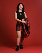 LH | Brocade Trench Coat | Red Asst