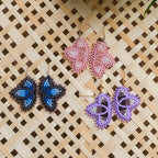 LH | Earrings | Beaded Petal Asst
