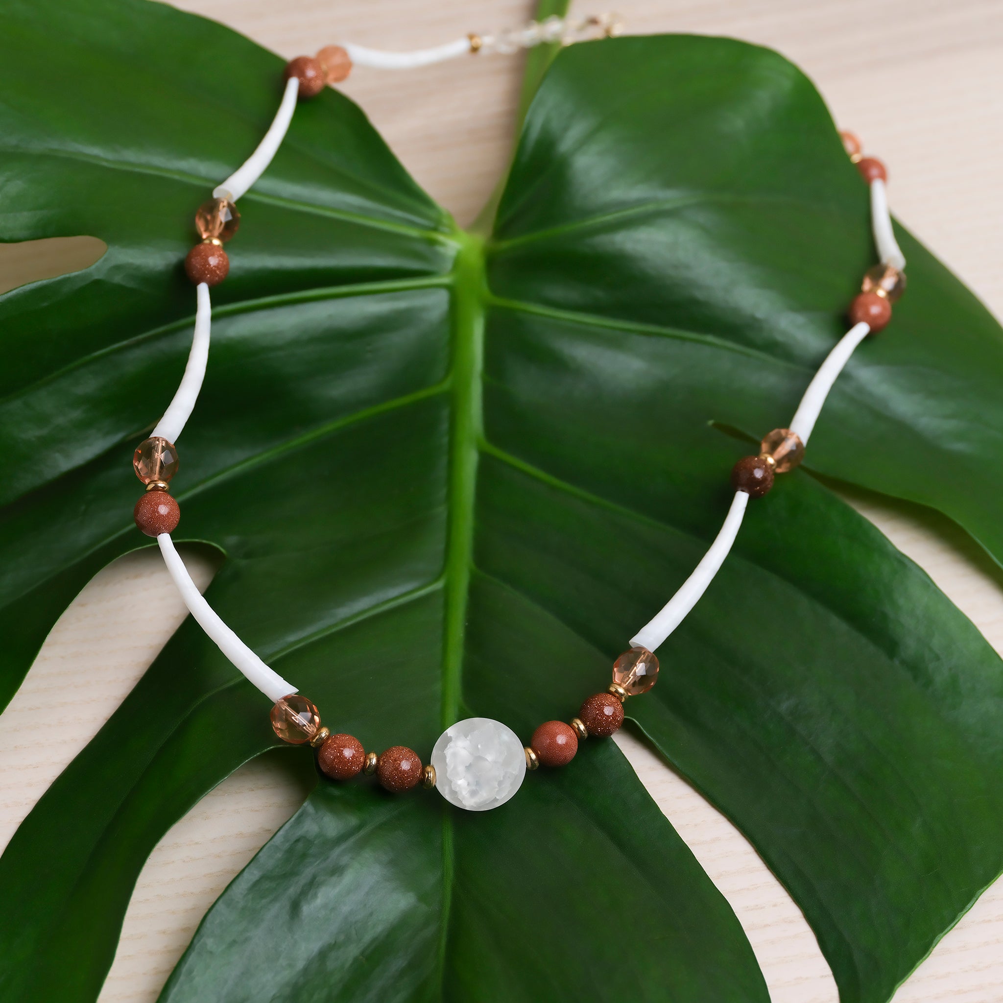 BBES | Dentalium Moon Necklace