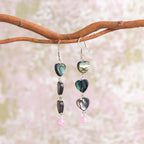 SS | Earring | Abalone Hearts