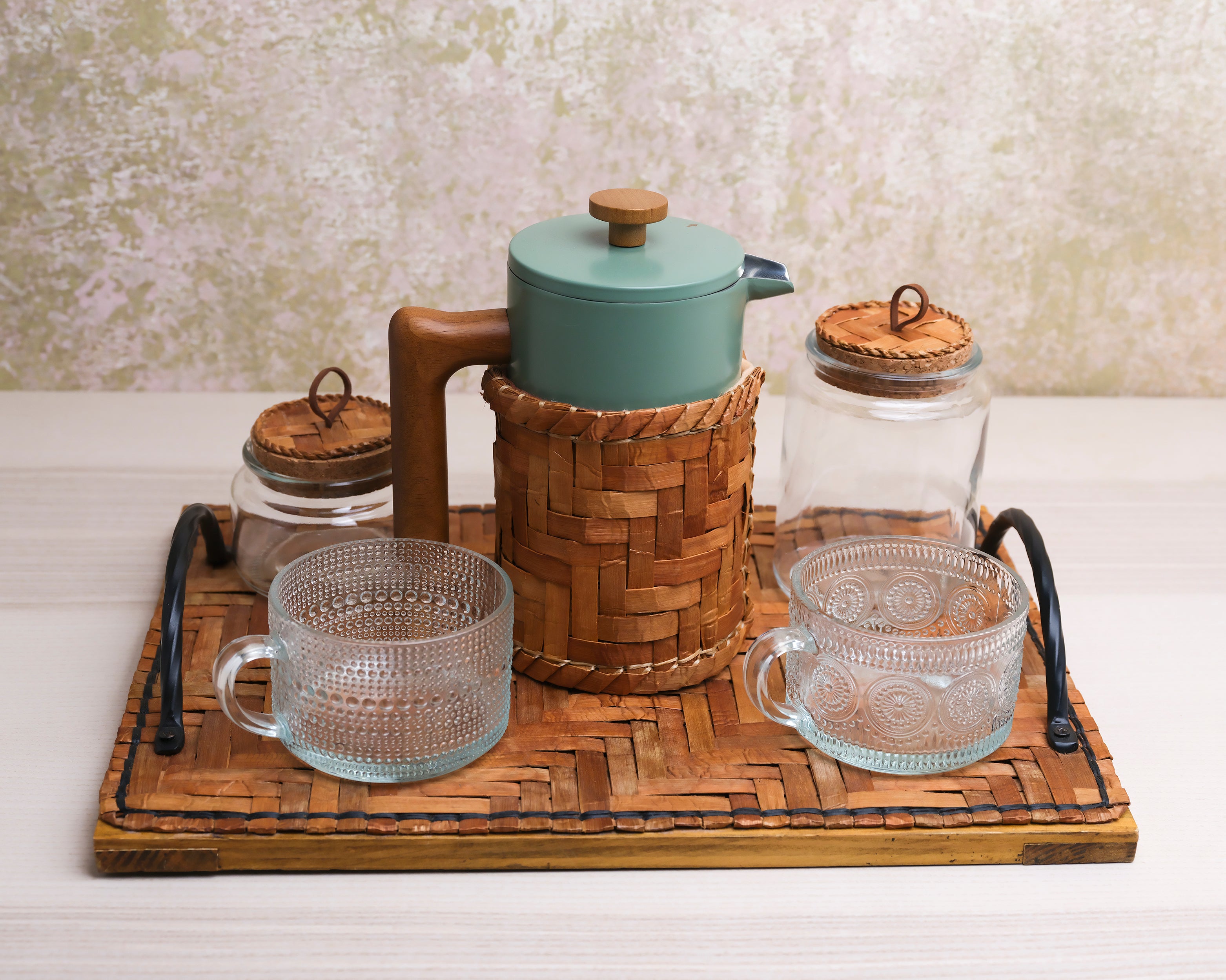 Coffee Cedar Set by Heather Gobin (Tulalip)