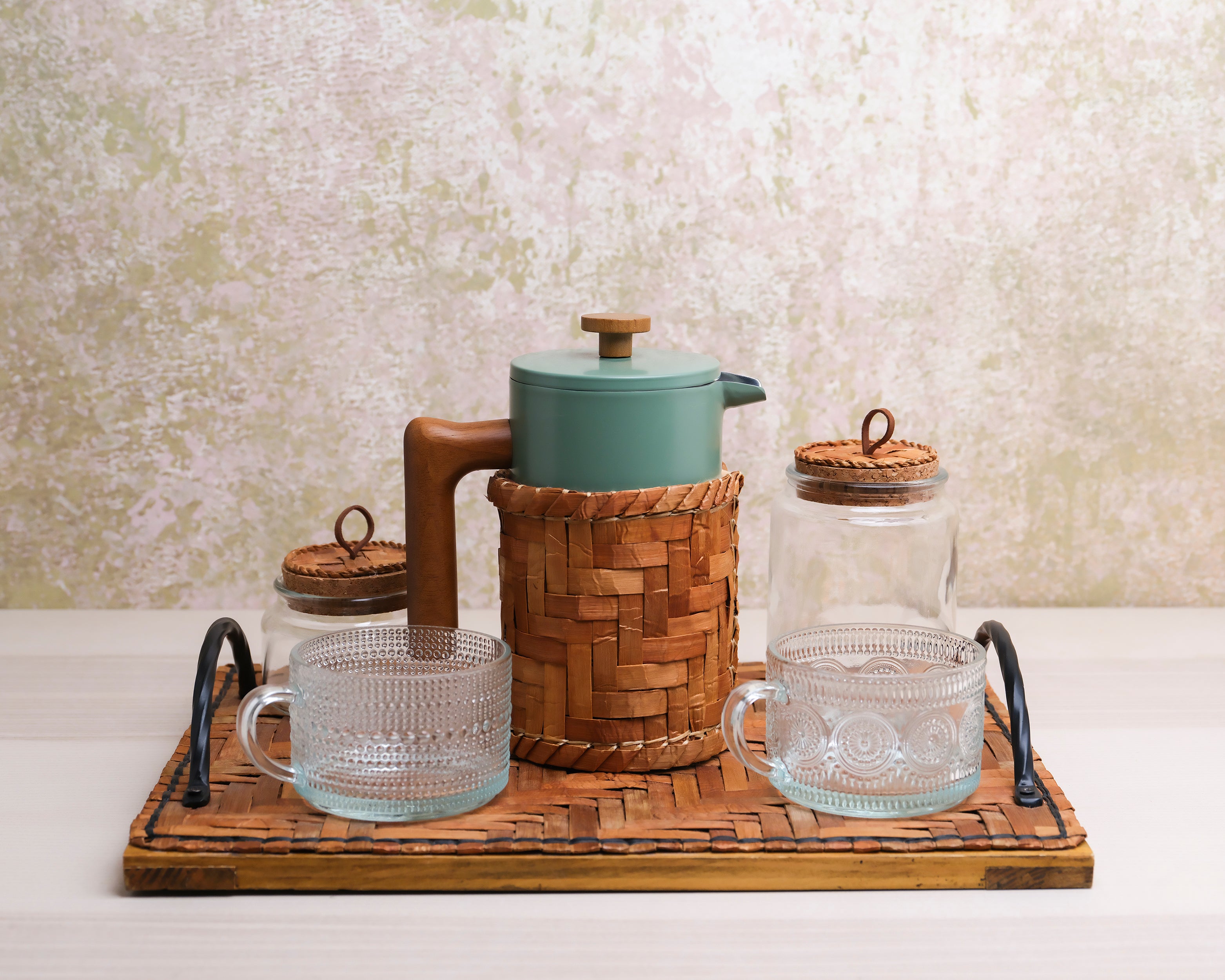 Coffee Cedar Set by Heather Gobin (Tulalip)