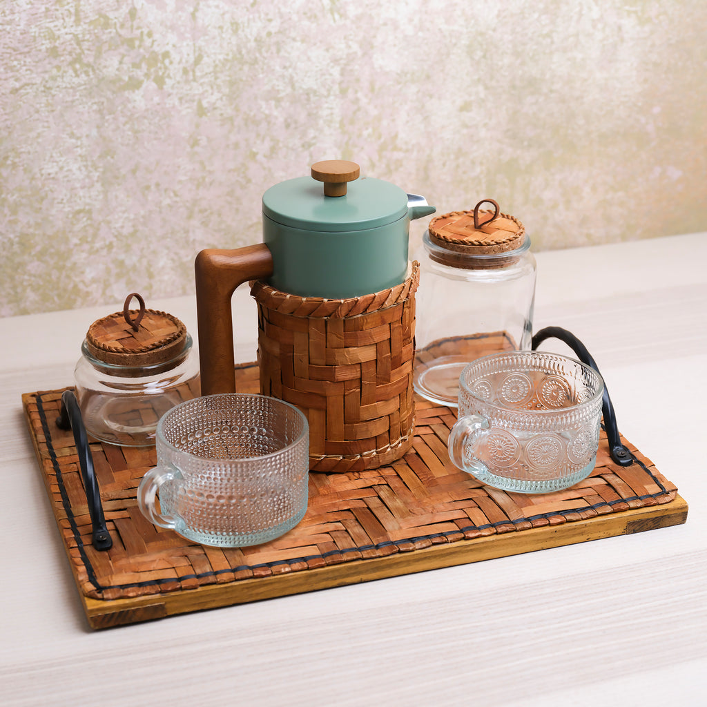Coffee Cedar Set by Heather Gobin (Tulalip)