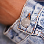 You Are On Native Land Vintage Wash Denim Jacket by UNE