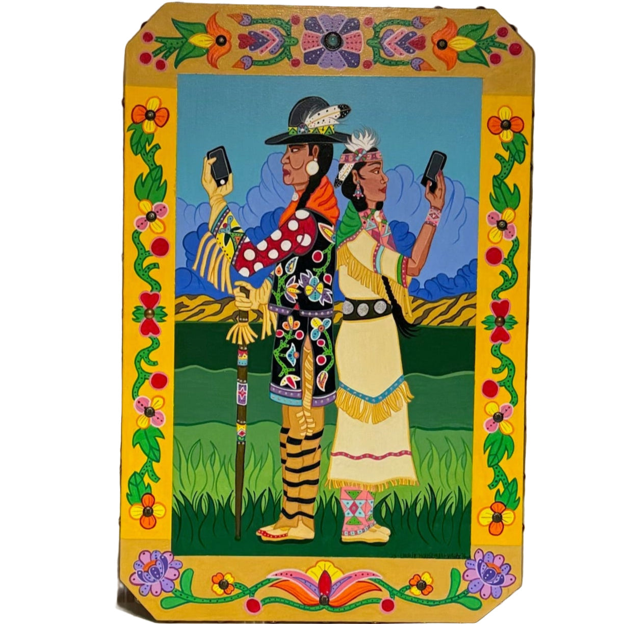 LHW | Painting | Native Selfie