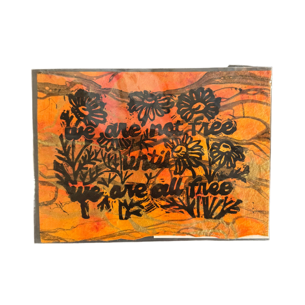 Maese | Block Print | We Are Not Free
