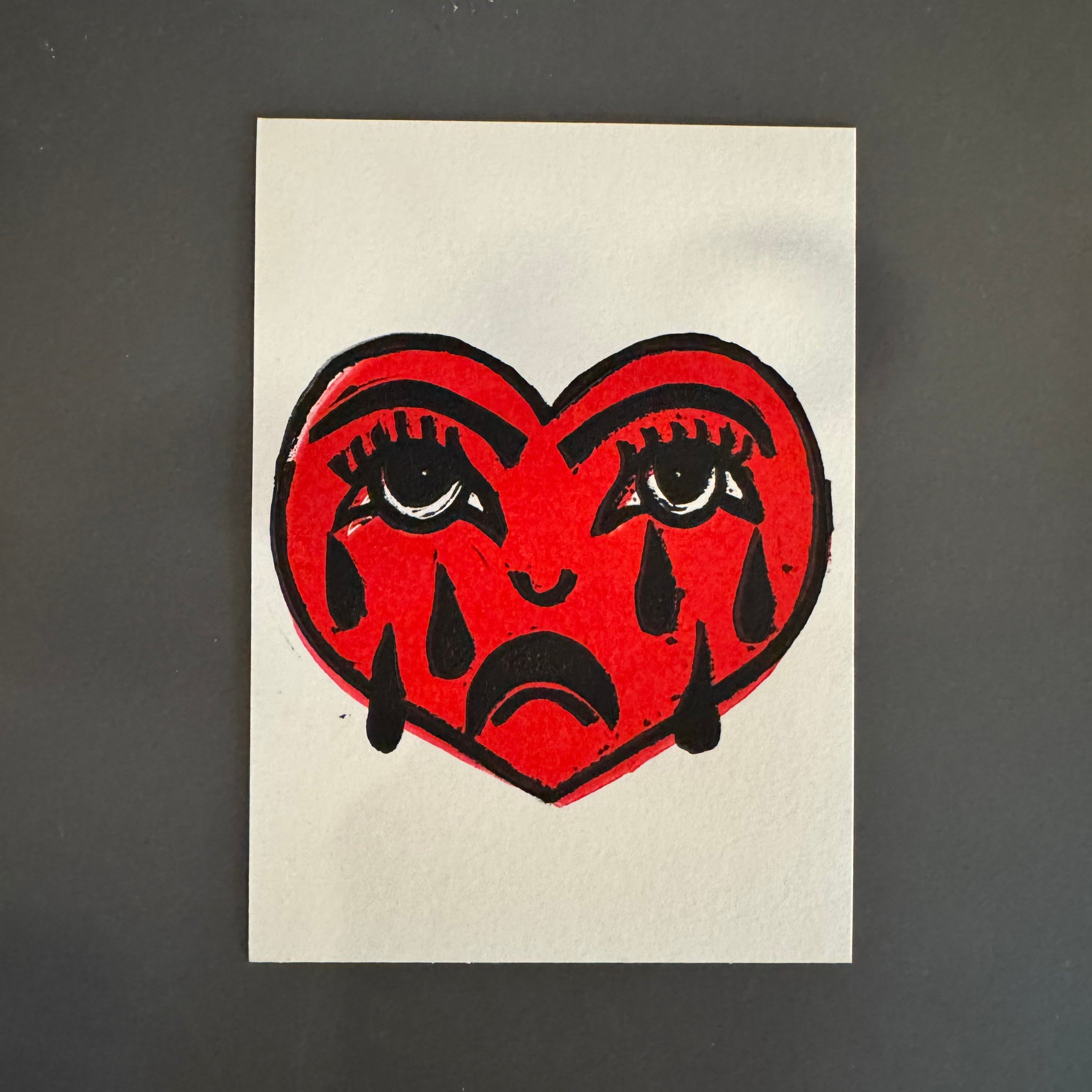 Maese | Block Print | Heart Tears