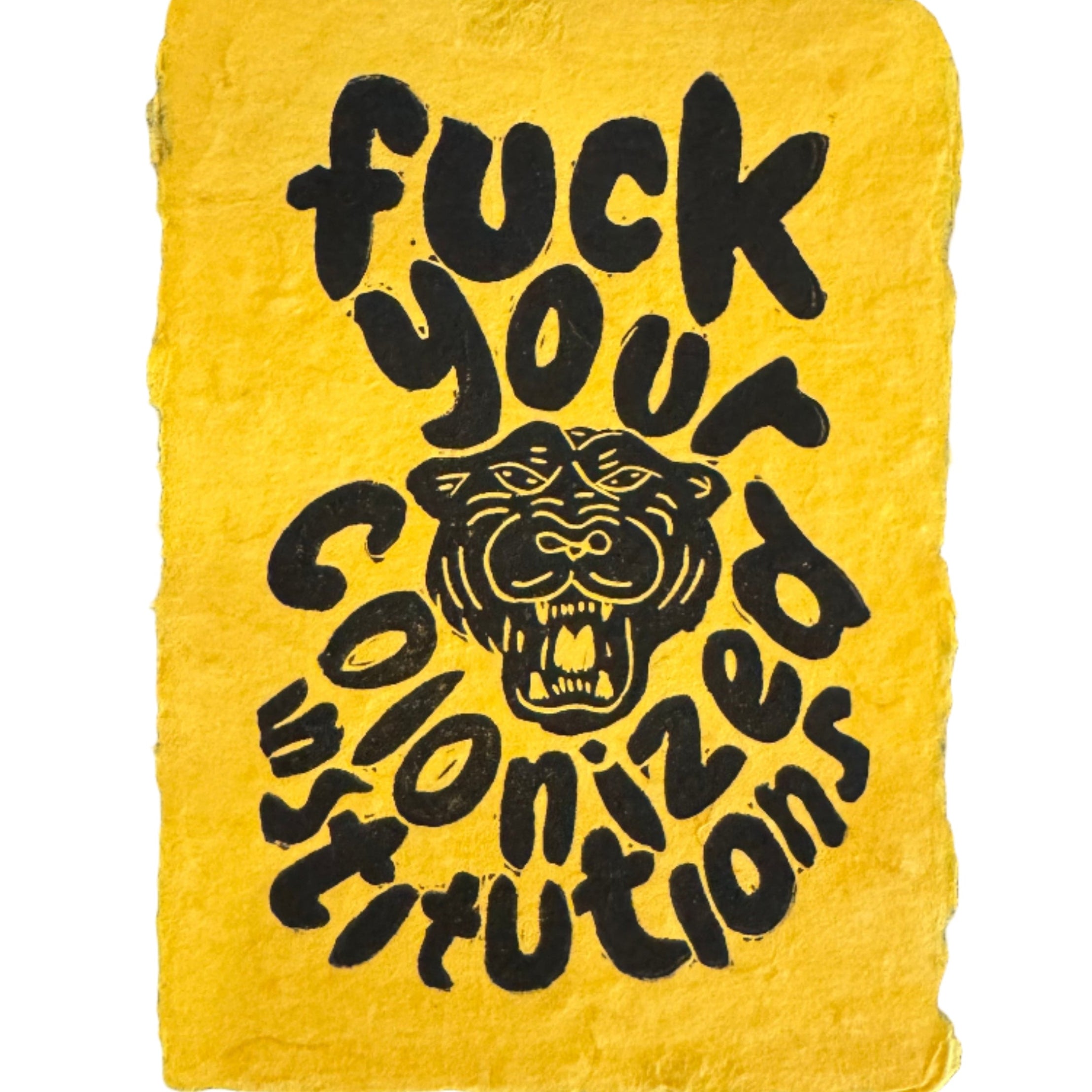 Maese | Block Print | F*ck Your Colonized