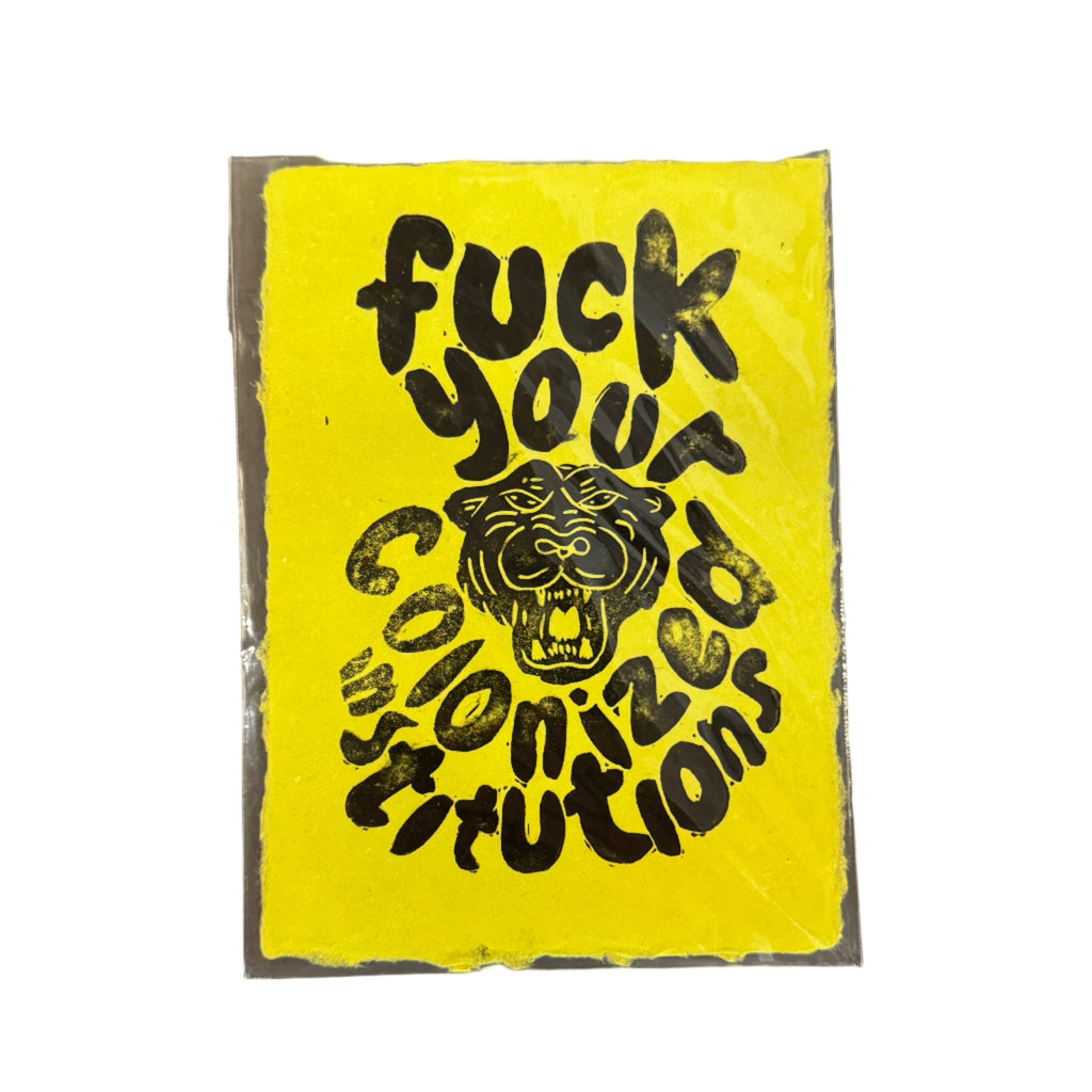 Maese | Block Print | F*ck Your Colonized