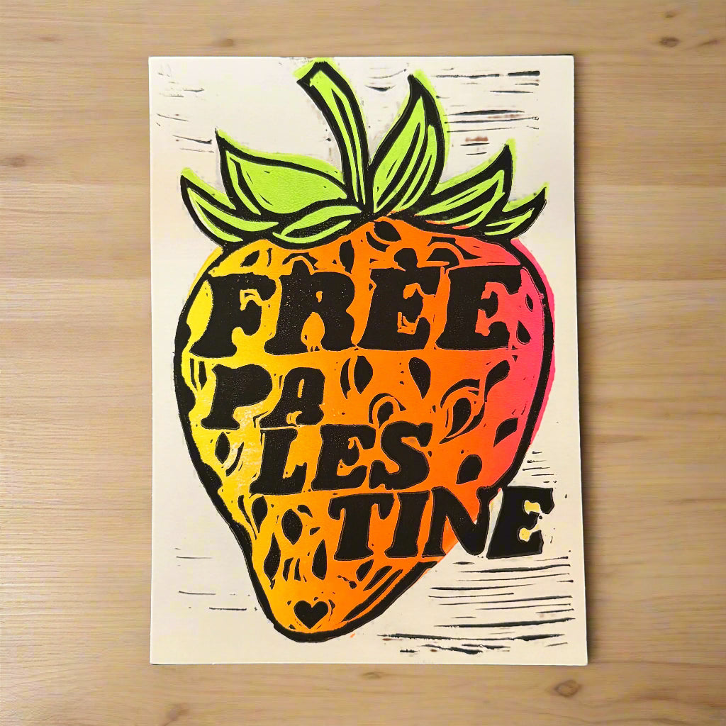 Maese | Block Print | Free Palestine