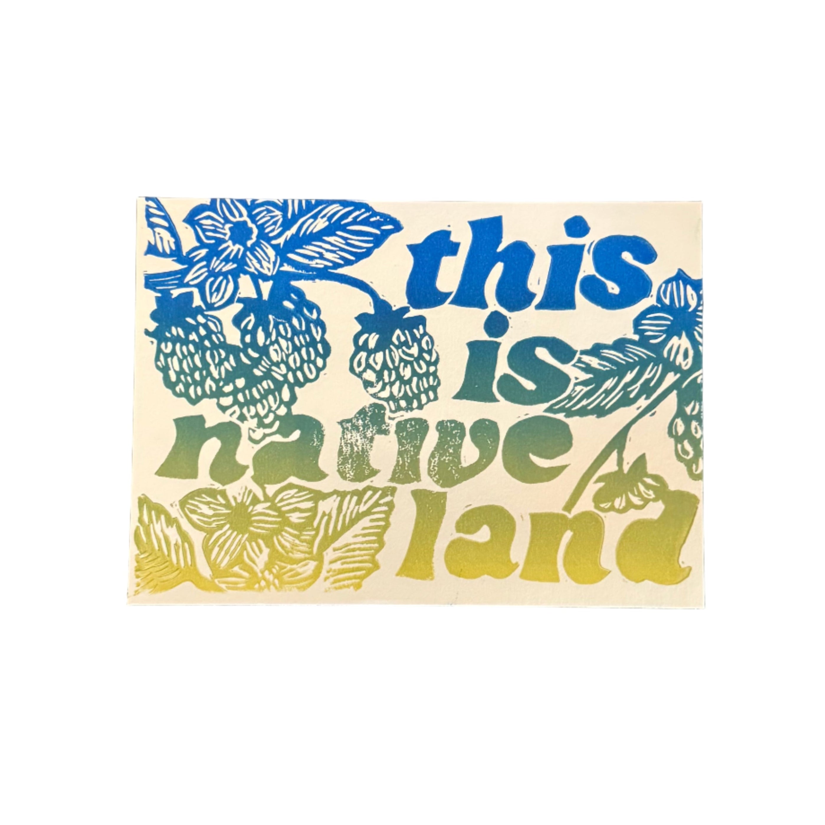 Maese | Block Print | This is Native Land