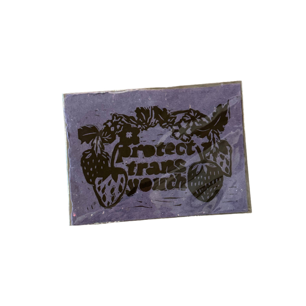 Maese | Block Print | Protect Trans Youth