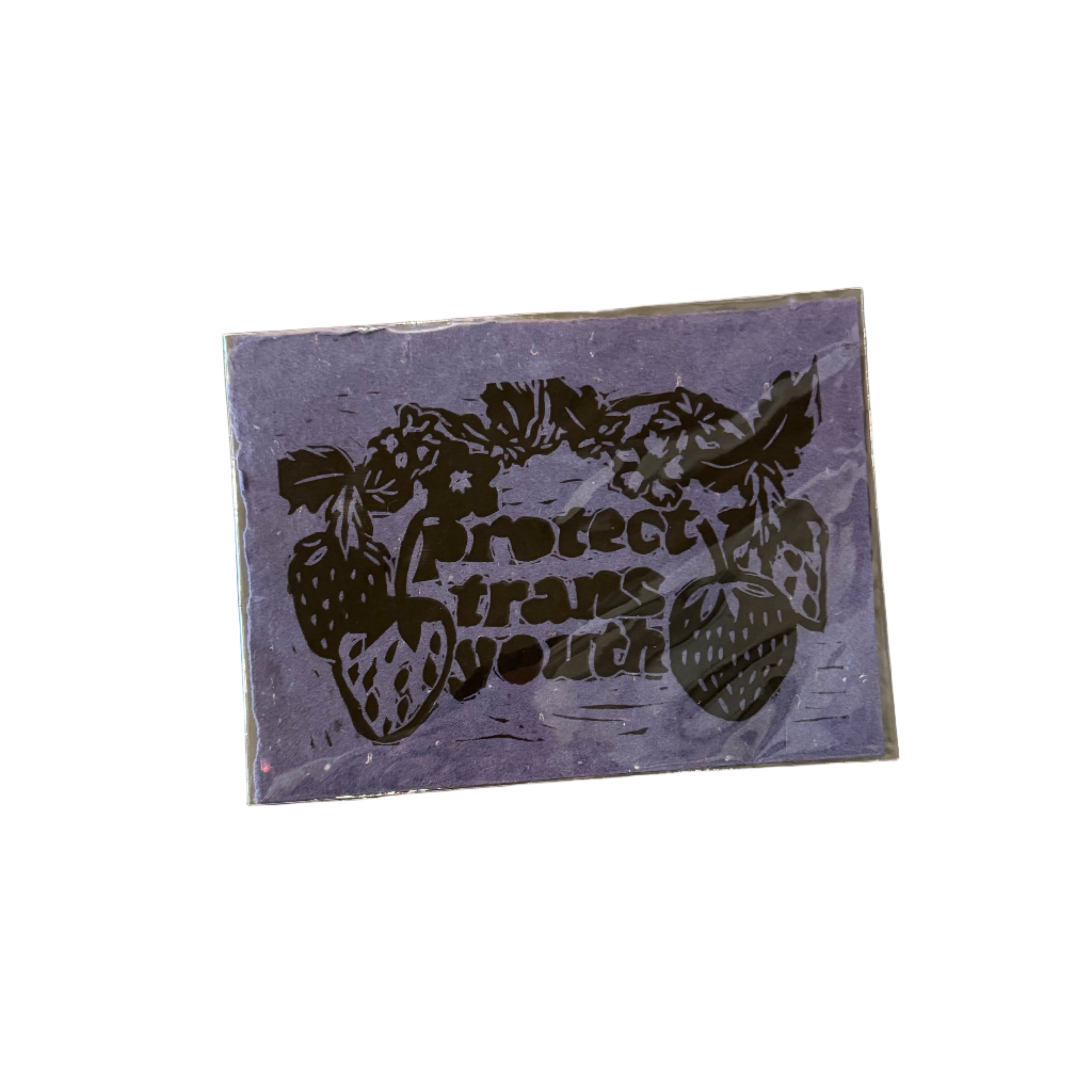 Maese | Block Print | Protect Trans Youth