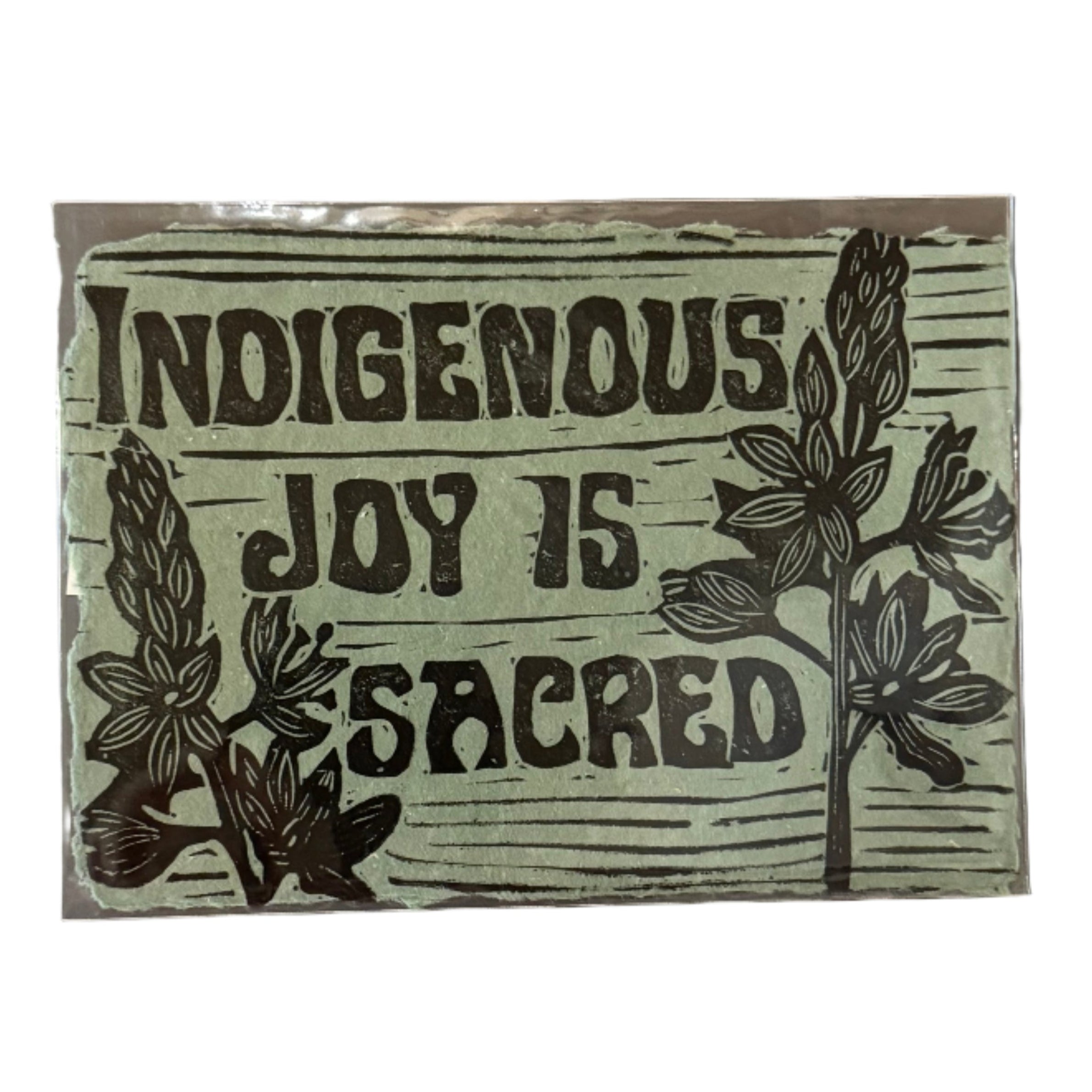 Maese | Block Print | Indigenous Joy is Sacred