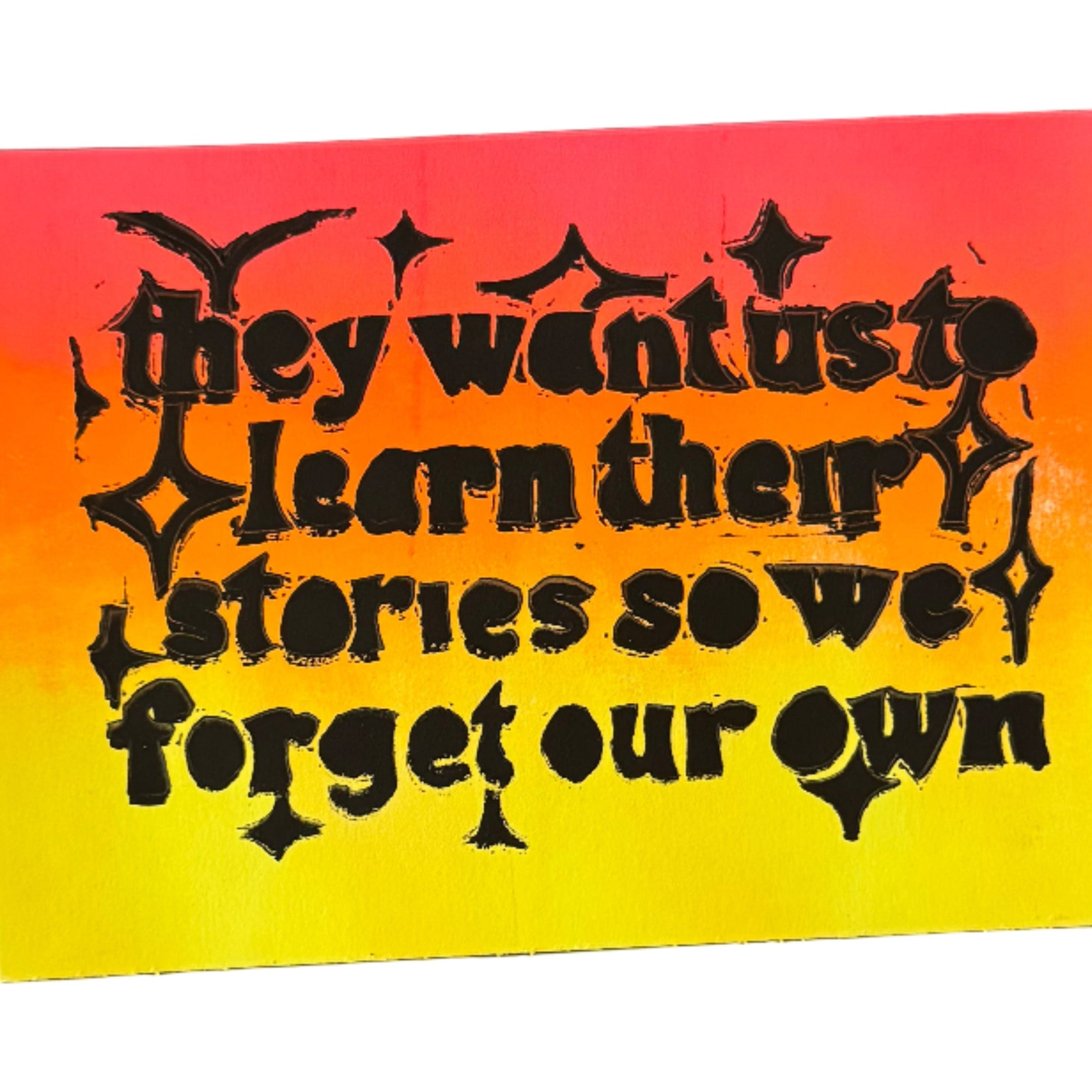 Maese | Block Print | They Want Us to Learn