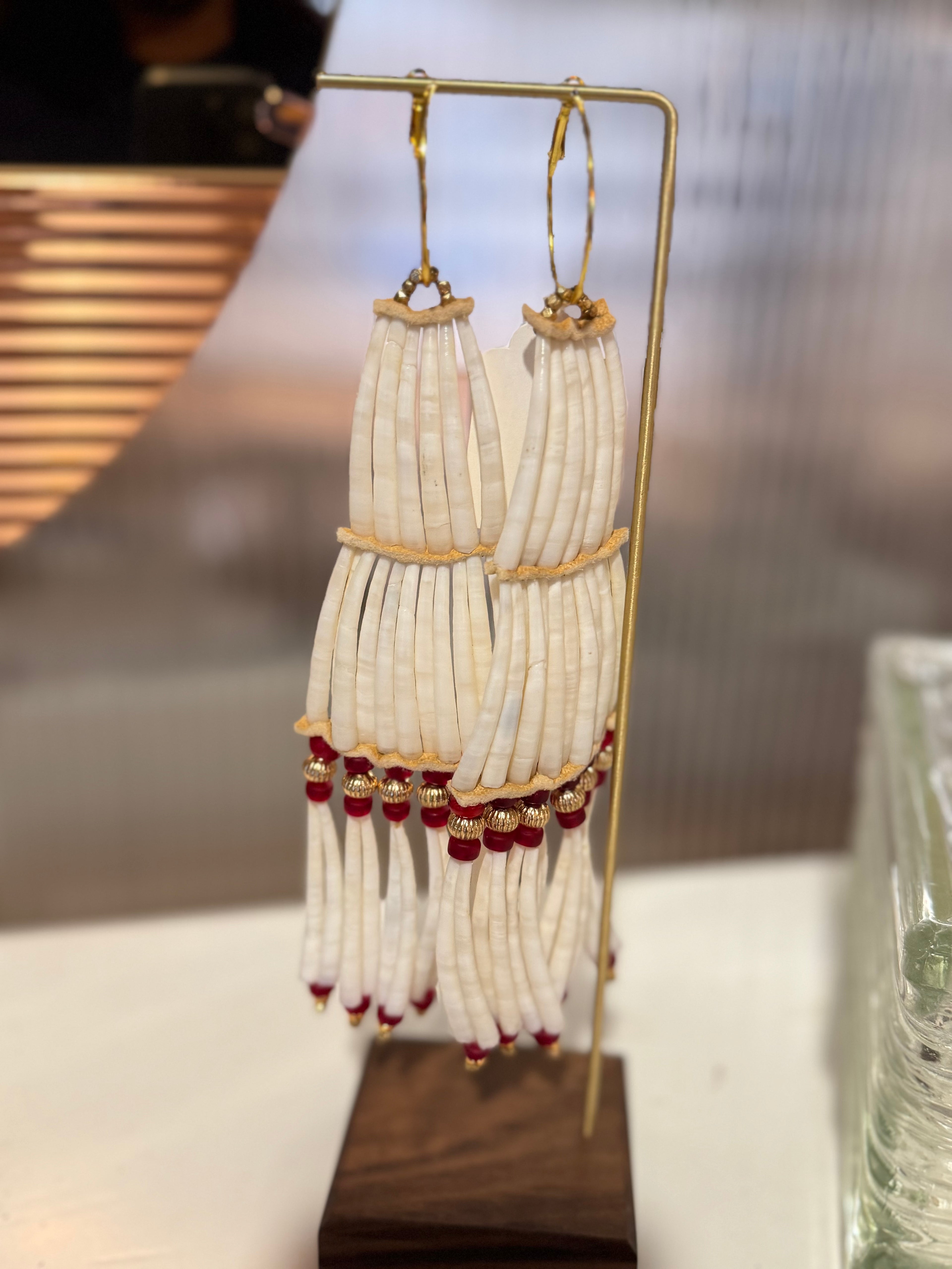 M.J. Designs | ‘Eteyéekuus Láatis Ocean Flower | Earrings