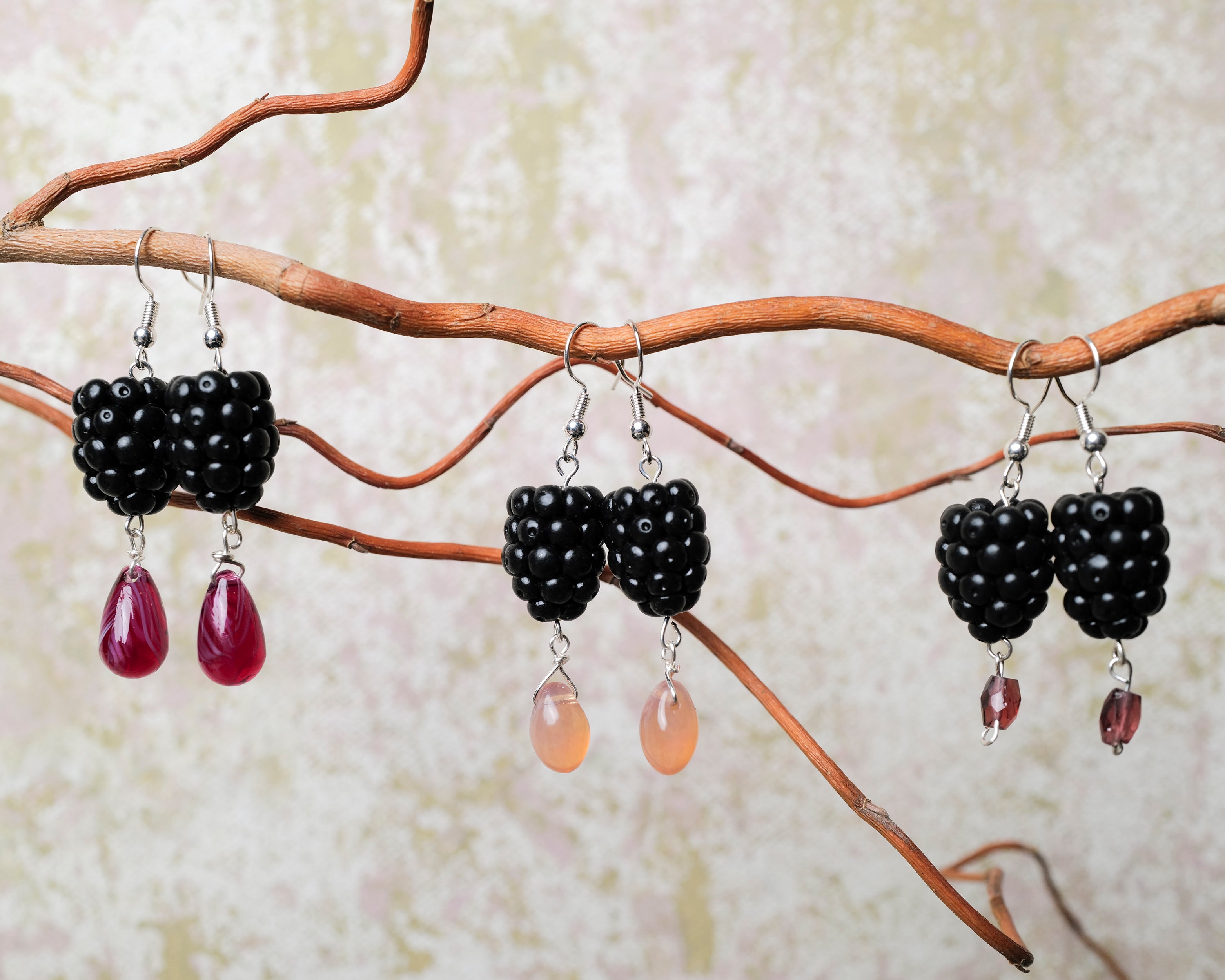SS | Earring | Blackberries