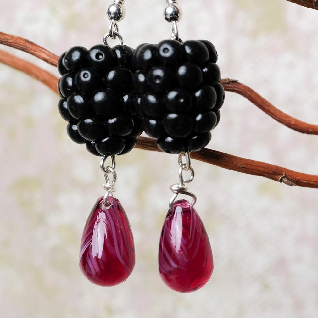 SS | Earring | Blackberries