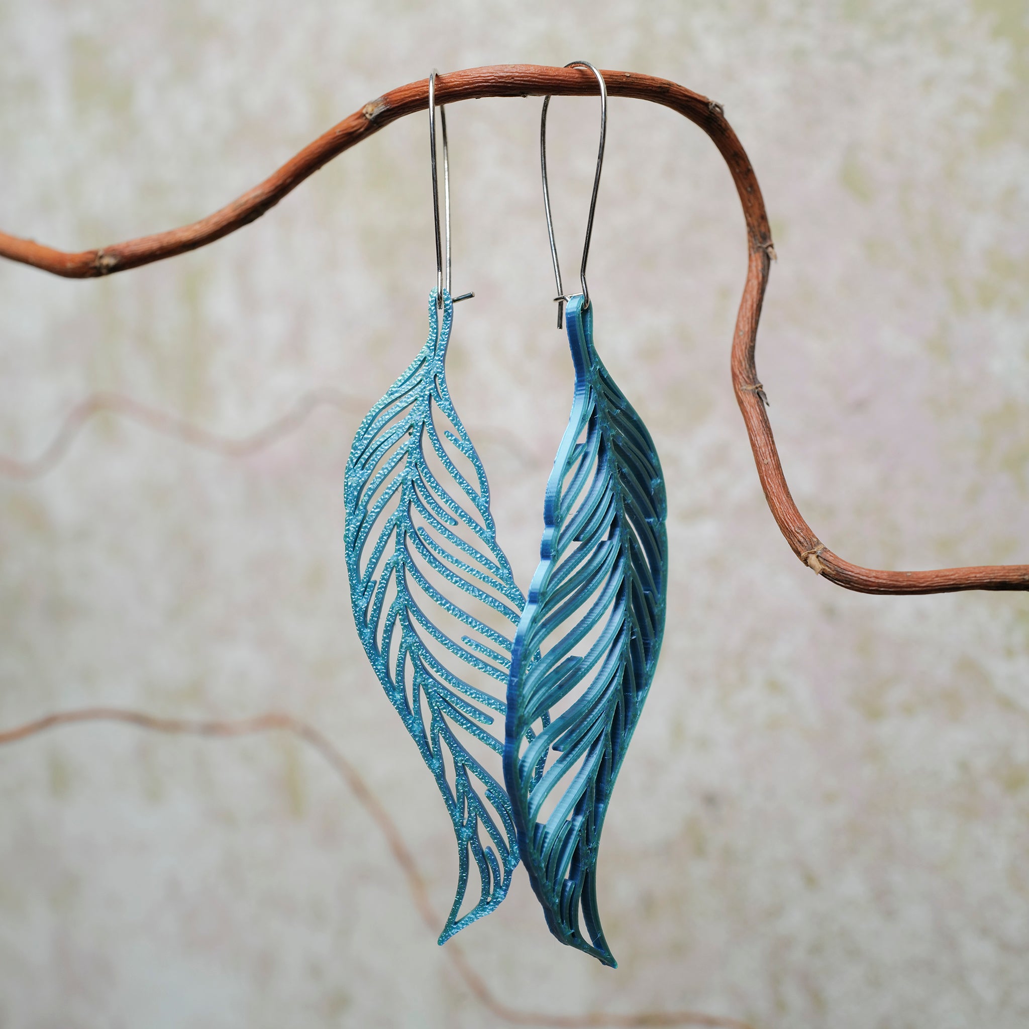 LH | Earrings | Large Feather Assorted