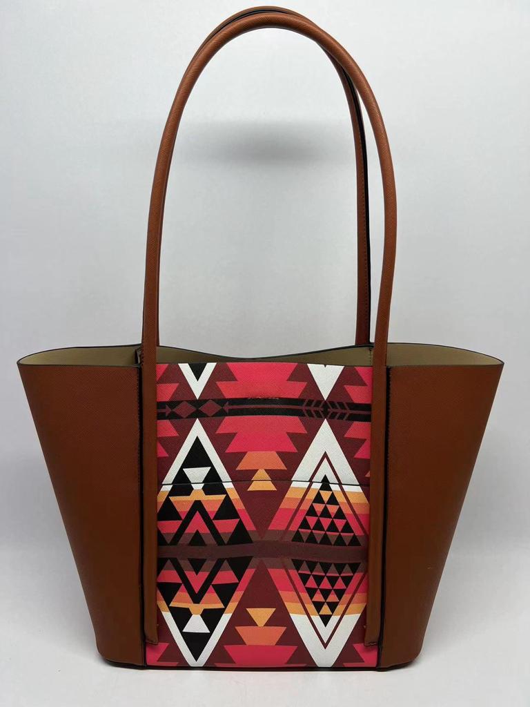 Large Brown Tote Bag by Nativo