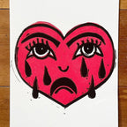 Maese | Block Print | Heart Tears