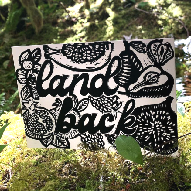 Maese | Block Print | Land Back