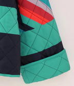 Chic Oversized Retro Quilted Jacket