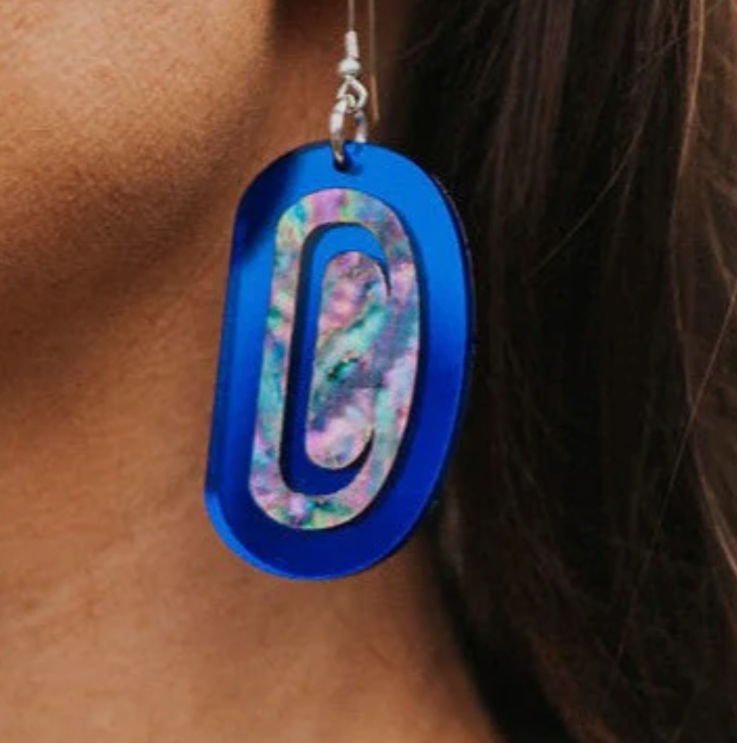 CCW | Earrings | Abalone Ovoid